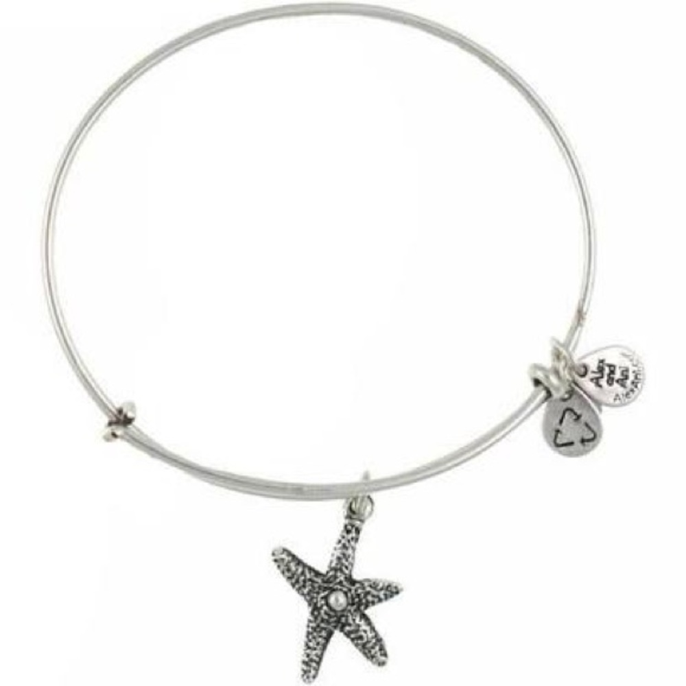 Alex and Ani Starfish Bracelet Silver